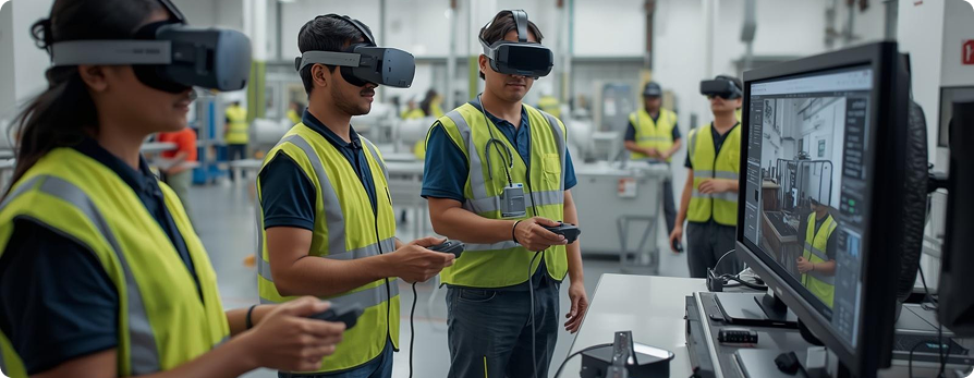 wim vr material assembly training solution